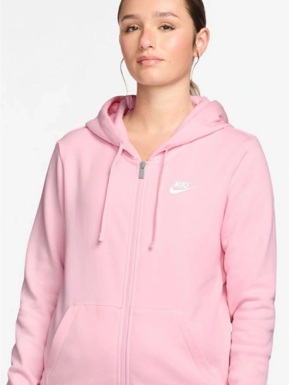 Nike Pink Full-Zip Hoodie